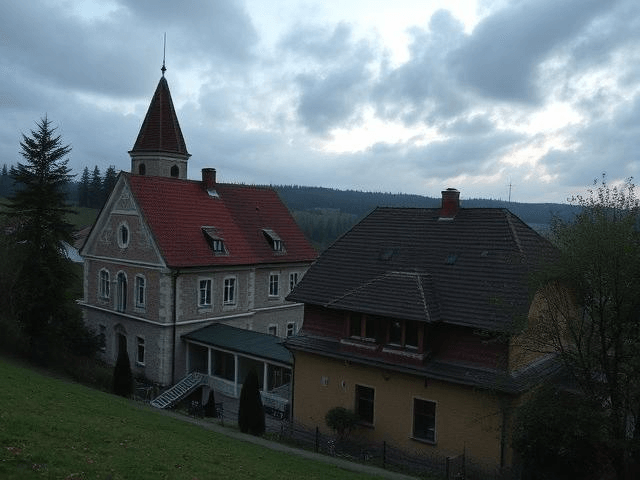 Opravená fasáda historické budovy